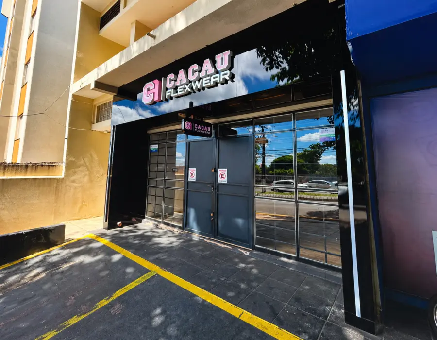 Projeto de comunicação visual Cacau Flexwear produzido pela JMN Arte Visual